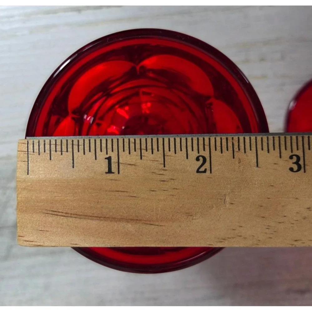 Fostoria Argus Ruby Red Wine Glass Goblet 4.75
